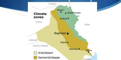 Карта на Ирак клима