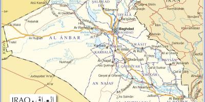 Карта на Ирак патишта