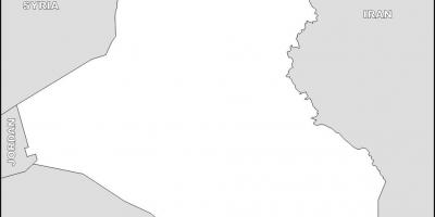 Карта на Ирак празно