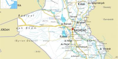 Мапа на реката Ирак
